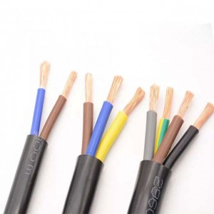 Free sample for H05VV-F 3core 1.5 Sqmm Flexible Wire Cu/PVC/PVC Fine-Stranded Conductor