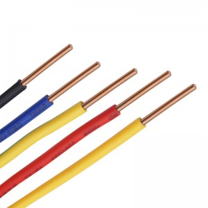 OEM China Single Core Non-Sheathed H07V-U Wire with Thermoplastic PVC Insulation