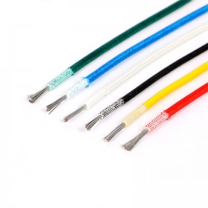 Silicone Rubber Fiberglass Braided High Temperature Wire