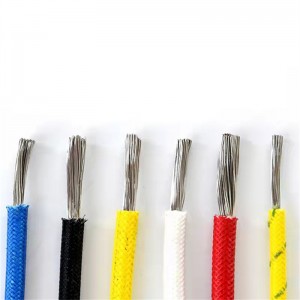 Silicone Rubber Fiberglass Braided High Temperature Wire