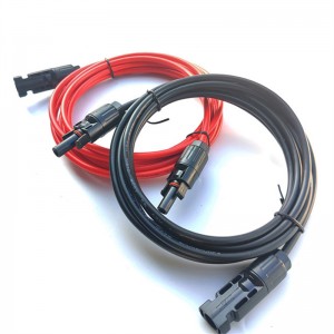 3m 5m 1 Pair Red Black Solar Power Extension Cable